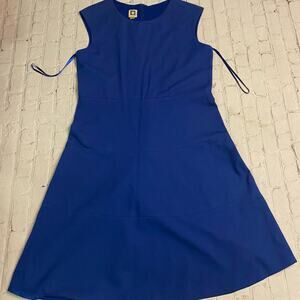 ANNE KLEIN 12 ALine formal dress minimalistic stretch Midi office teacher church